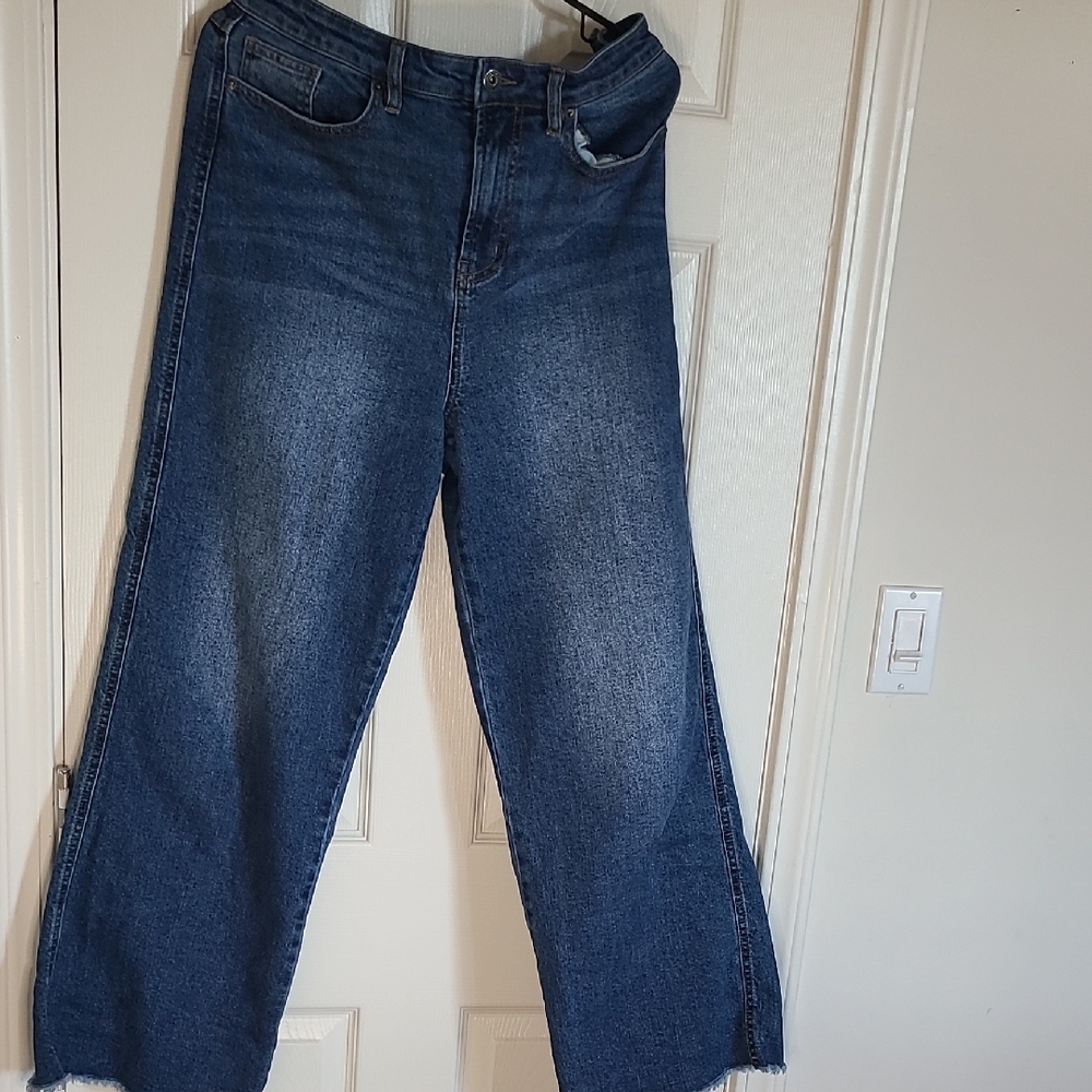 Classic Blue Women's Wide Leg Jeans